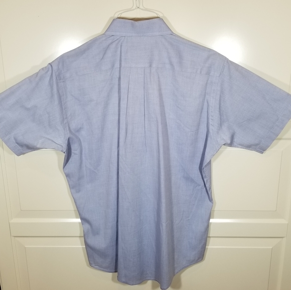 Hathaway Short Sleeve Blue Shirt 16 - Picture 13 of 16